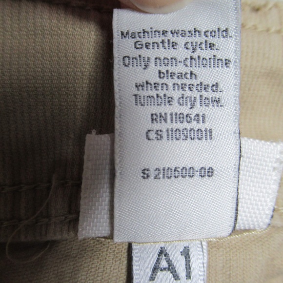 Khaki Corduroy Bermuda Shorts (28) - Picture 5 of 5